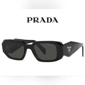 Prada Sleek Black Sunglasses